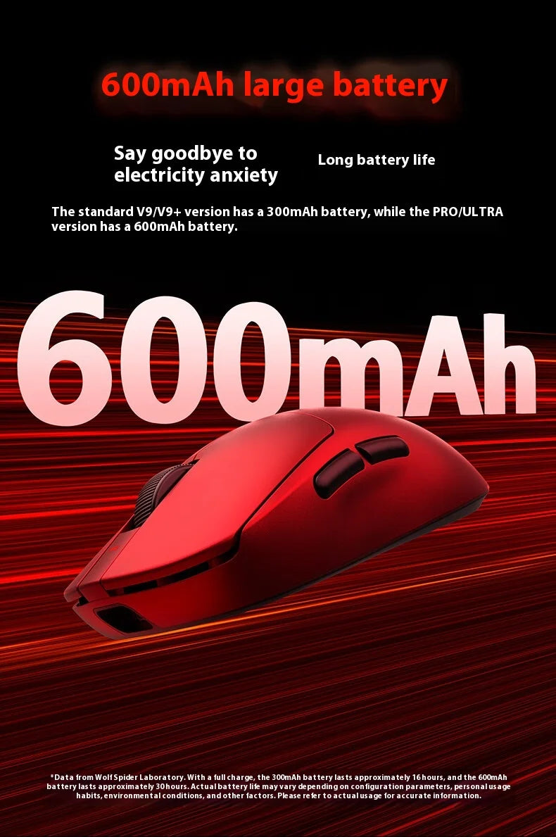 AULA V9 V9+ Wireless Mouse Tri Mode Bluetooth Lightweight Mouse E-sports Gaming Mice Esports Gaming Mice PC Accessories Gifts