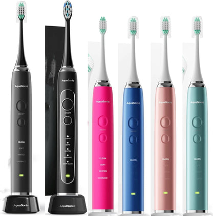 Replacement Toothbrush Heads for AquaSonic Black Series/Black Series Pro/Vibe Series ORCA AQUASONA Toothbrush Bristle Nozzle