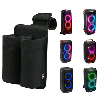 Mic Hanger Storage Holder Mic Organizer Bag Microphone Carrying Case for JBL PartyBox 110/120 Wireless Microphone