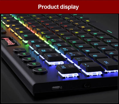 Redragon RGB Low-Profile Mechanical Keyboard with MX-Style Switches