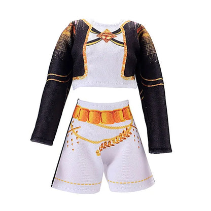 1Pcs Sweet 30cm Size 1/6 BJD Skirt Changing Dress DIY Doll'S Lolita Dress Replace Kids Gift Doll Dress Up Doll Clothing