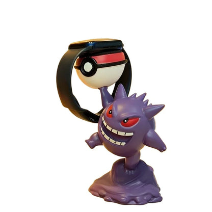 Gengar Pokemon Watch Charger Stand Creative Desktop Decoration Figure Cute Anime Ornament Home Office Desk Decor Collectible Toy