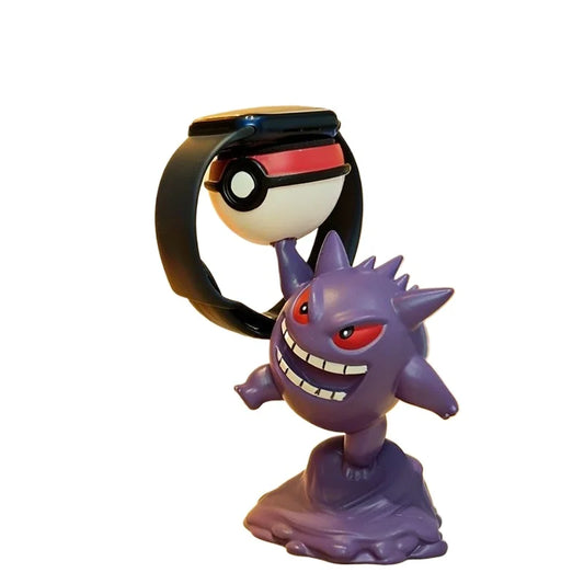 Gengar Pokemon Watch Charger Stand Creative Desktop Decoration Figure Cute Anime Ornament Home Office Desk Decor Collectible Toy