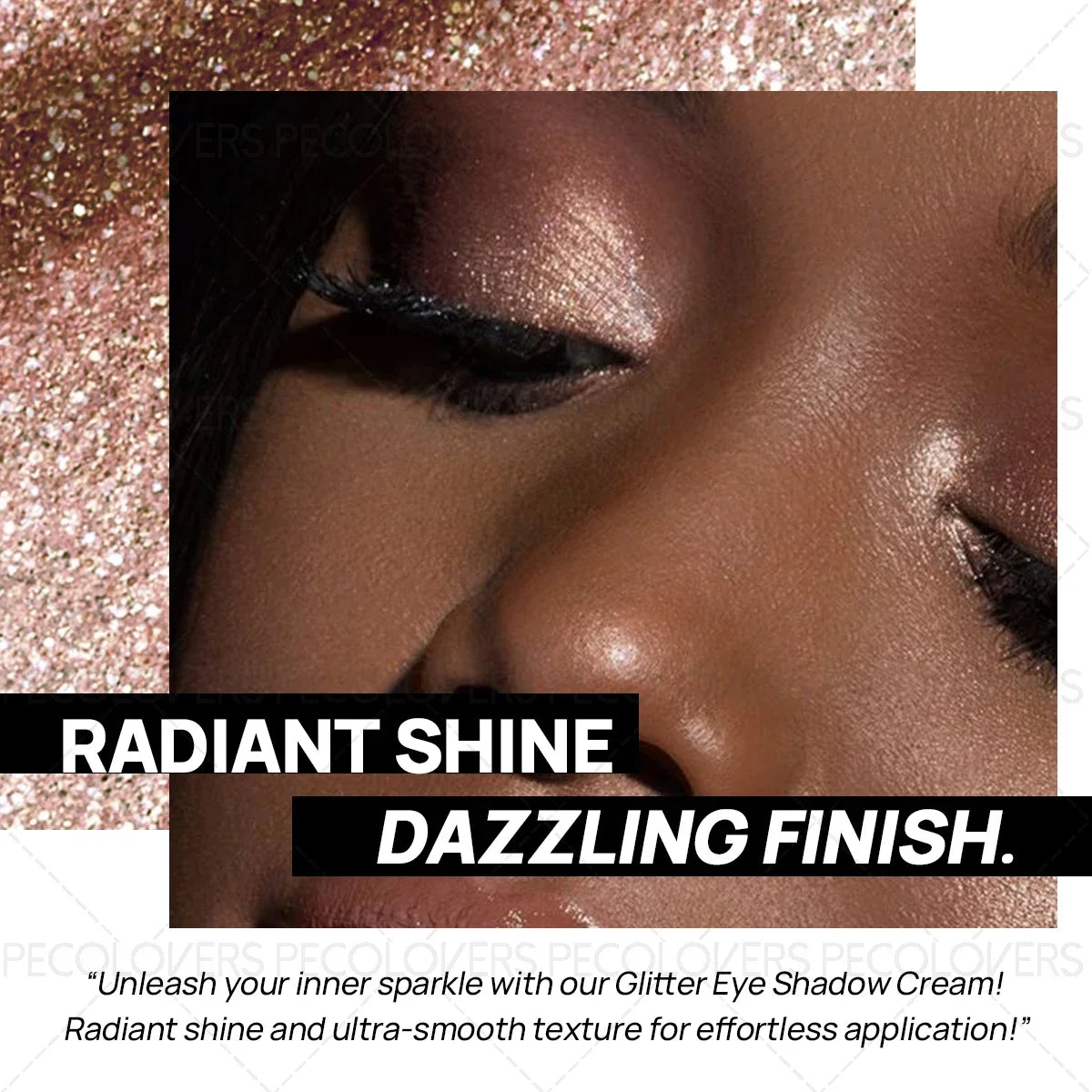 1PC Chameleon Eyeshadow Powder - Vibrant Pink Highlighter, Mashed Potato Texture, Long-Lasting Shimmer
