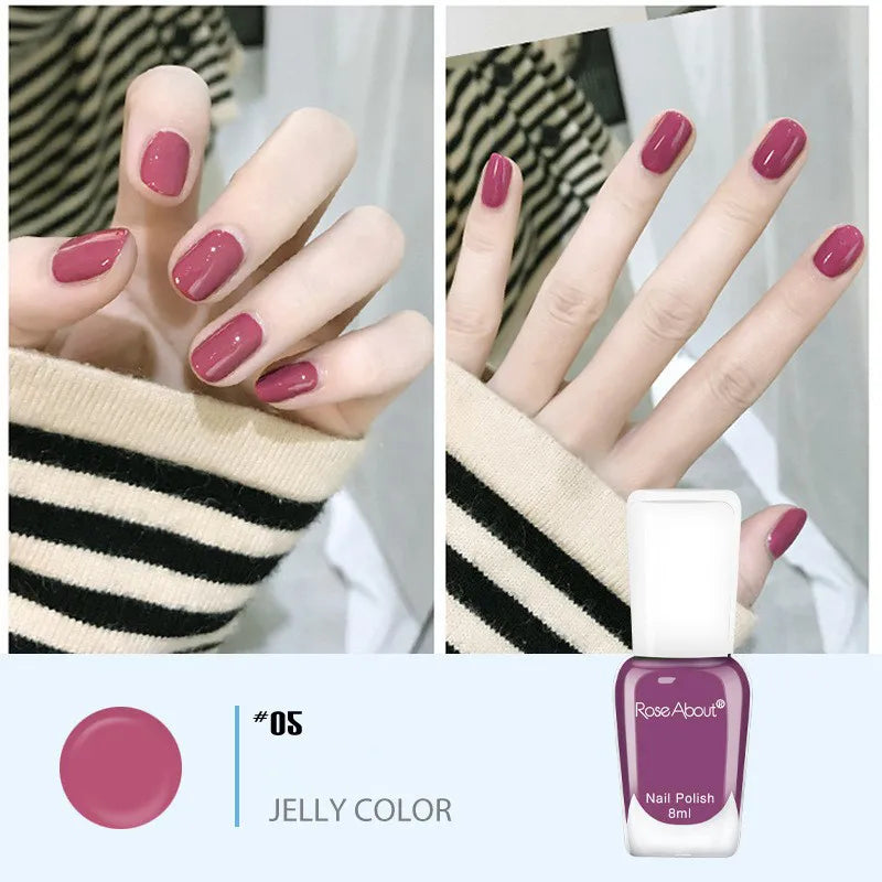 40 Colors Water-Based Nail Polish