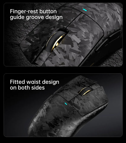 Attack Shark X11 Ultra 59g Superlight Wireless 8K Gaming Mouse Carbon Fiber Nano-Metal Ice Coating PAW3950MAX