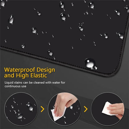 Mouse Pad Large P-Pikachu Rubber PC Computer Gaming Accessories Mousepad Desk Mat Locking Edge Gamer Carpet Mouse Pads