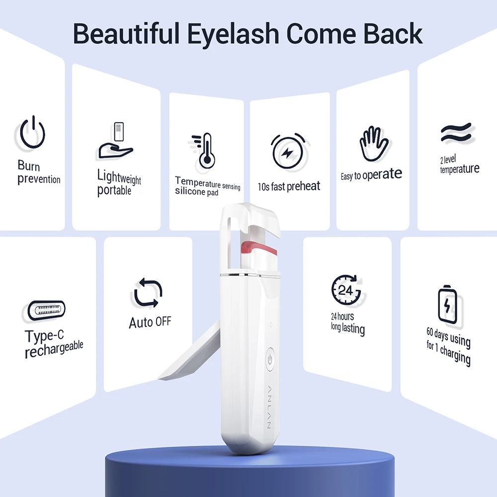 Electric Heated Eyelash Curler.