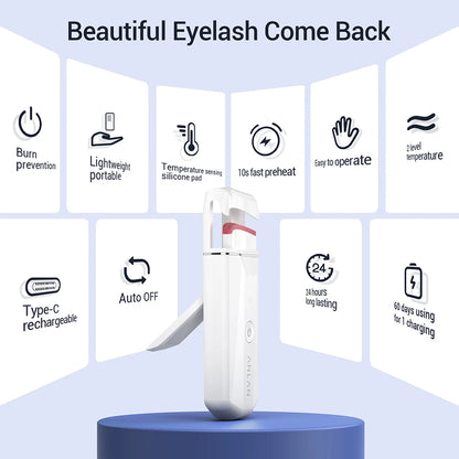 Electric Heated Eyelash Curler.