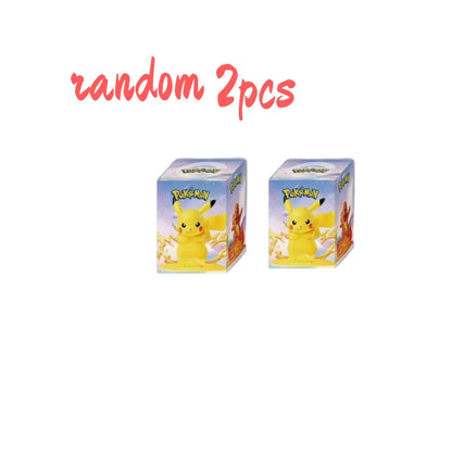 12 style Pok é mon Doll Pikachu Blind Box Anime Models Desktop Decorations Action Figure Collection Pok é mon Toys Birthday Gift