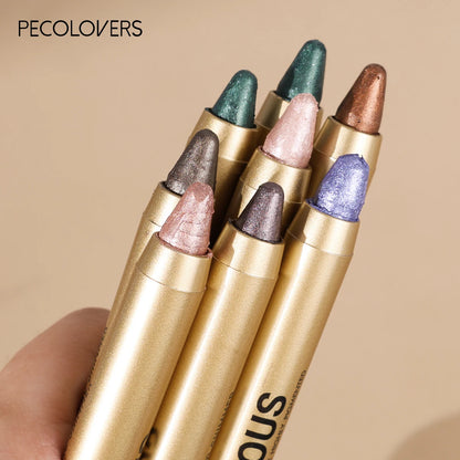1PC Stunning Multi-color Eye Shadow Sticks - Long-lasting, Waterproof, Easy To Apply, Anti-smudge, Pearlescent Glitter Finish