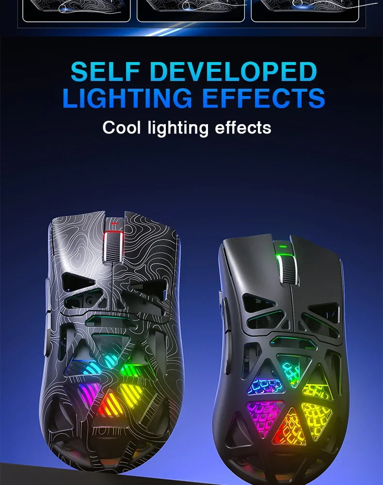 AULA SC620 Gaming Mouse Wired/Bluetooth/2.4G Light Weight Mouse Gamer PAW3311 Adjustable 12,000 DPI Life PC Gaming Accessories