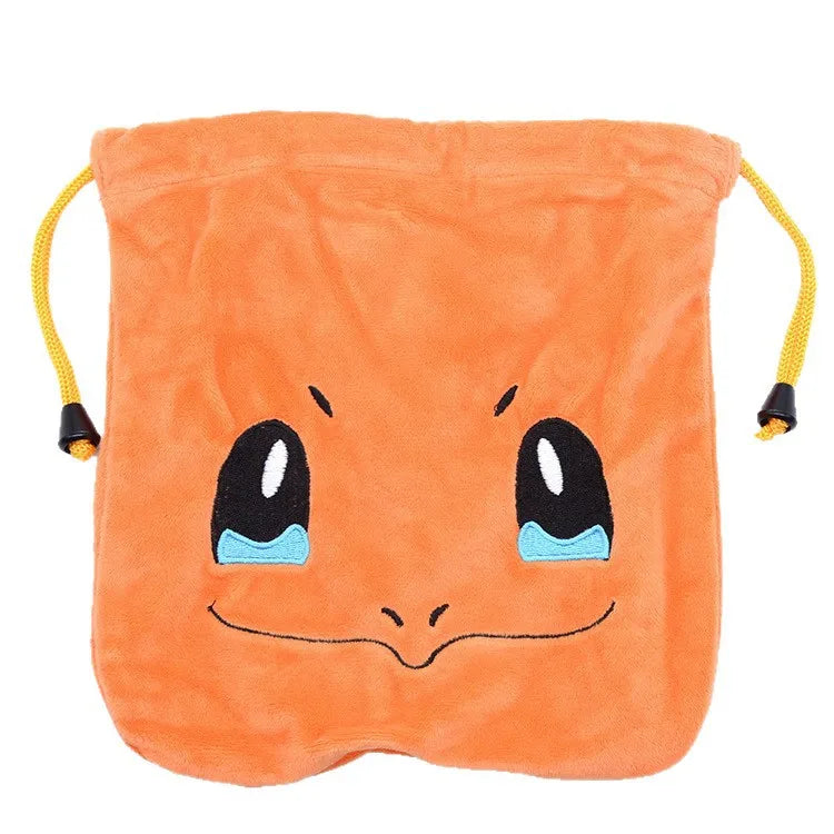 20x22cm Pokemon Pikachu Drawstring Anime Bag Cute Portable Storage Cosmetic Bag Coin Purse Children Birthday Gifts