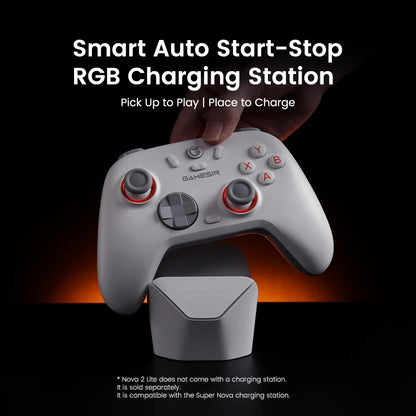 GameSir Nova Lite 2 Wireless Switch Controller Bluetooth Gamepad with Hall Effect for Nintendo Switch, iPhone, Android, PC