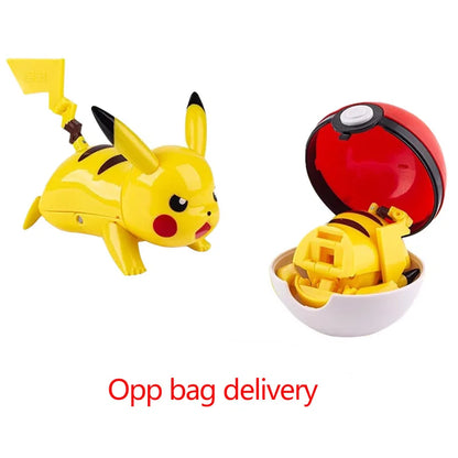 Pokemon Pokeball Figure Ball Pikachu Charizard Mewtwo Mew Eevee Gengar Lapras Blastoise Venusaur Gyarados Educational Toy Kids