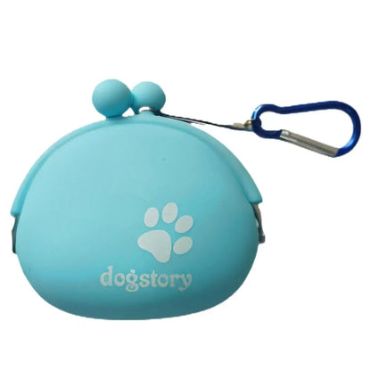 Silicone Dog Treat Pouch Dog Training Container Dog Treat Carrier Holder Puppy Treat Snack Bag with Clip dog Food Storage Bag