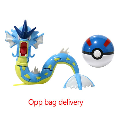 Pokemon Pokeball Figure Ball Pikachu Charizard Mewtwo Mew Eevee Gengar Lapras Blastoise Venusaur Gyarados Educational Toy Kids