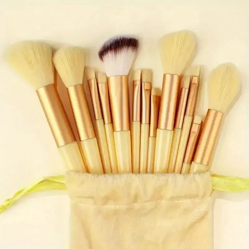 Premium 13-Piece Professional Makeup Brush Set: Soft Synthetic Bristles