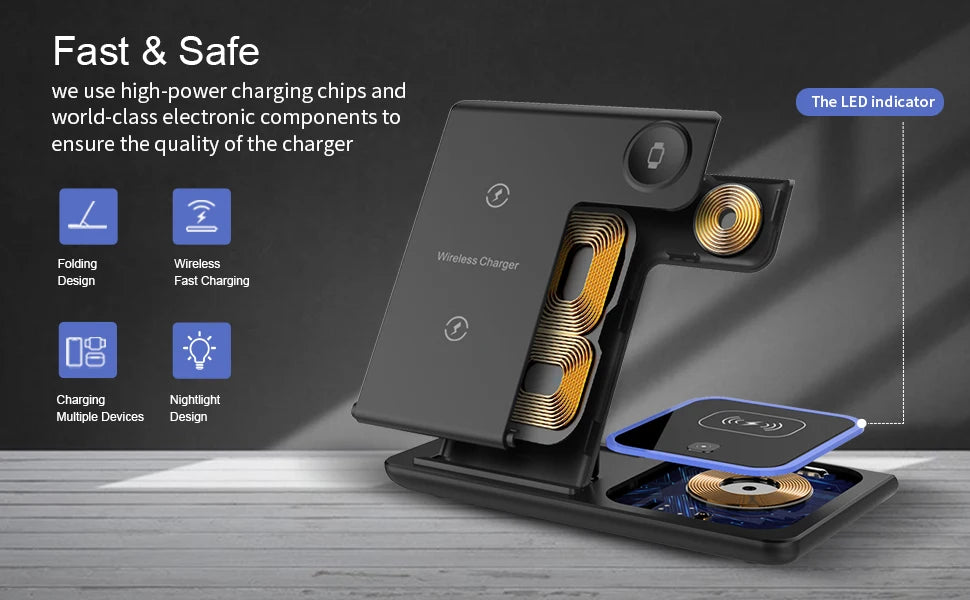 3-in-1 Wireless Charger.