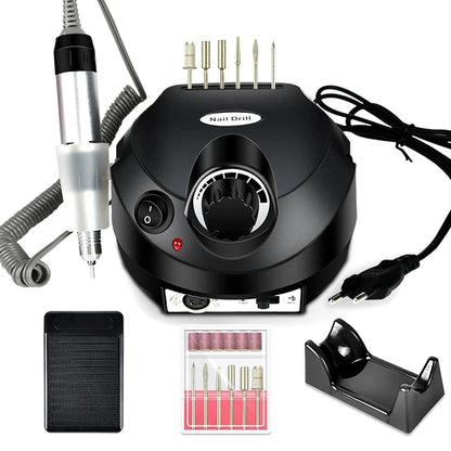Professional Gel Nail Polish Kit Semi Permanent Gel Varnish Set Nail Art Manicure Kit And UV LED Nail Dryer Electric Nail Drill