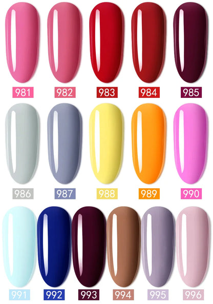 VIP5 Venalisa Nail Gel Polish Kit HEMA FREE Jelly Pink Nude Color Sparkle Gel Varnish Self Leveling Gel Nail Varnish Whole Set