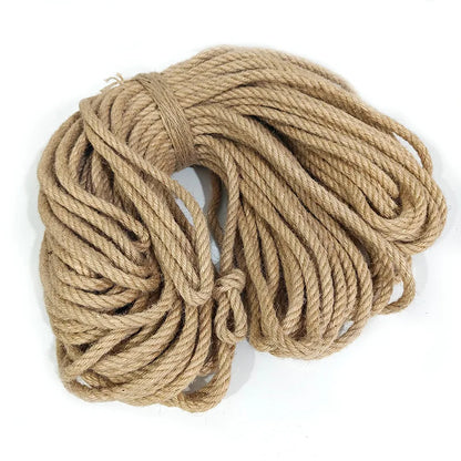 Twisted Jute Rope DIY Cat Scratcher Replacement Cat Tree Climbing Frame Binding Rope Durable Cat Scratching Toy Pet Supplies