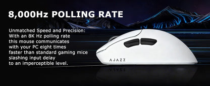 Ajazz AJ179 Apex AJ179PRO 8kHZ Wireless  Gaming Mouse PAW3950 Sensor 30000DPIR GB Charging Dock Macro Defines The Wired Mouse
