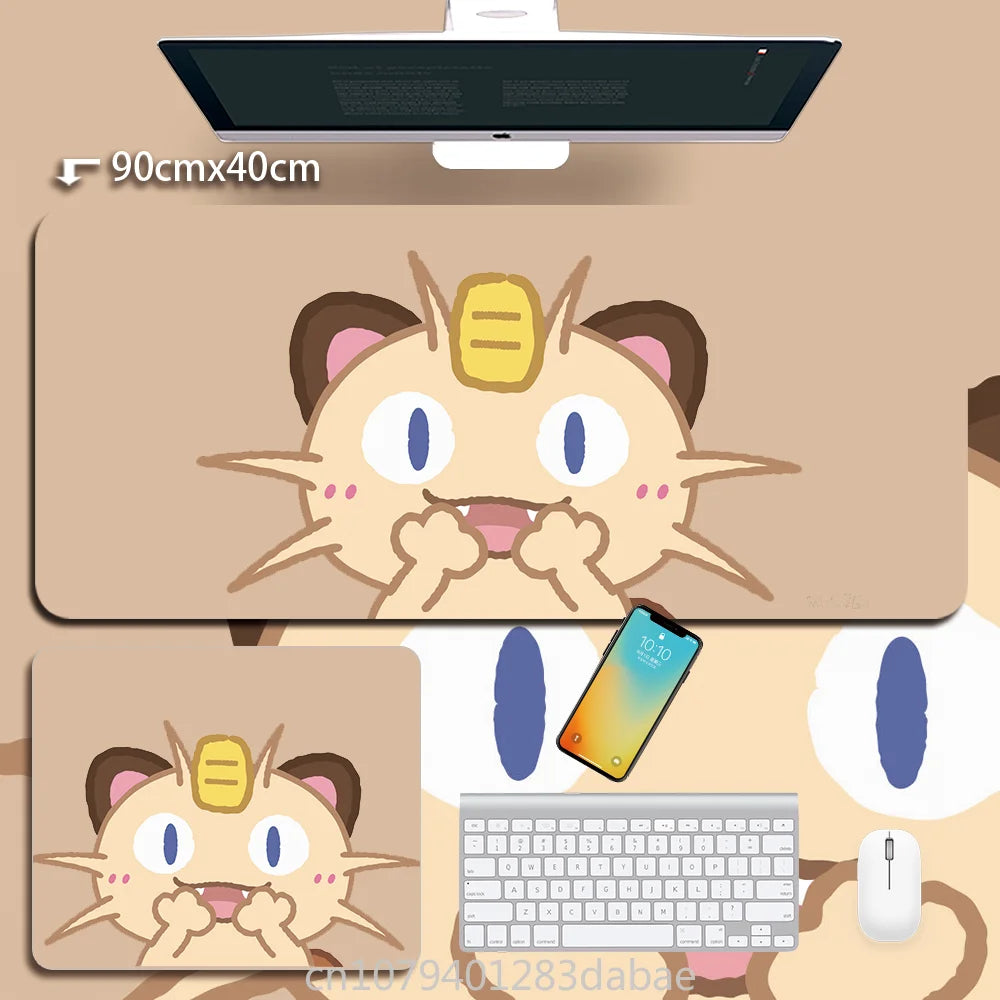 Leather Pokémon Pikachu Keyboard Pad Boy Girl Super Handsome Table Mat Cute Table Mat Computer Accessories PC Game Mouse Pad