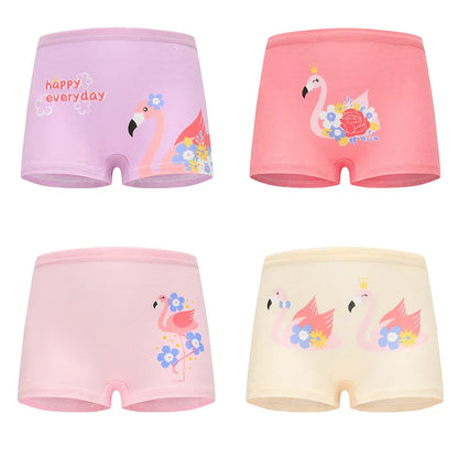 4pcs Pokemon Boys Boxer Underpants Cotton Anime U Pouch Bulge Underwear Cartoon Shorts Kids Cute Breathable Boxer Pants 2-12Y
