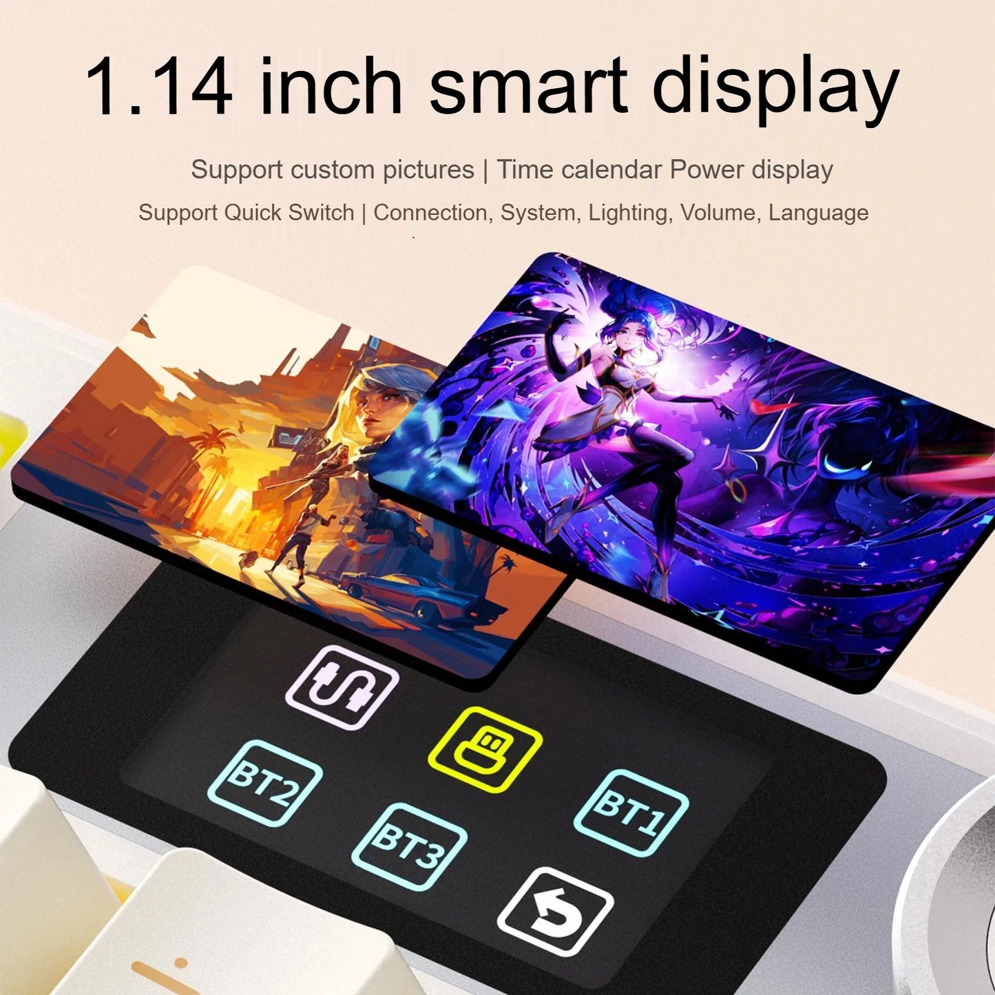 AULA F108 PRO/F108 Mechanical Keyboard Custom 100% Layout RGB Backlight Wireless Bluetooth Hifi Switch Gaming Keyboard