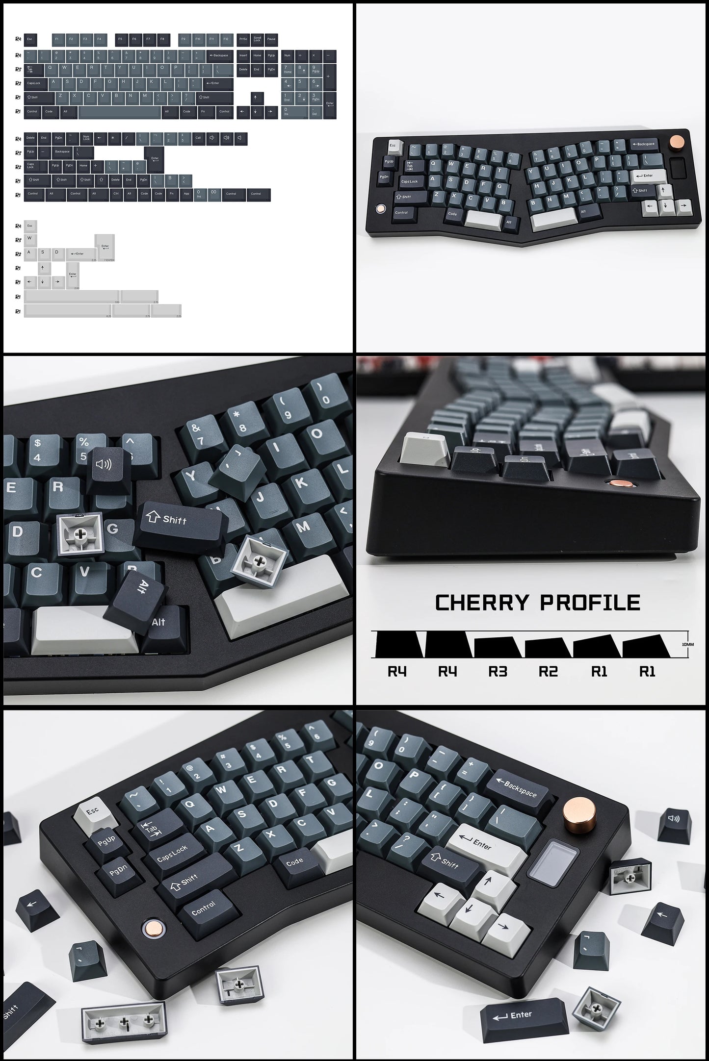 KBDiy GMK Keycap Double Shot GMK Olivia Shoko Jamon WOB Red Samurai Botanical PBT Keycaps Cherry Profile for Mechanical Keyboard