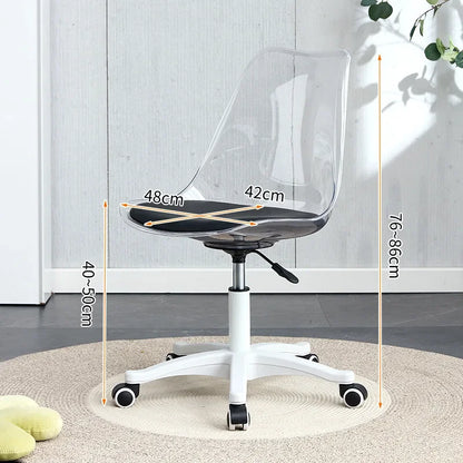 Transparent Swivel Office Chair
