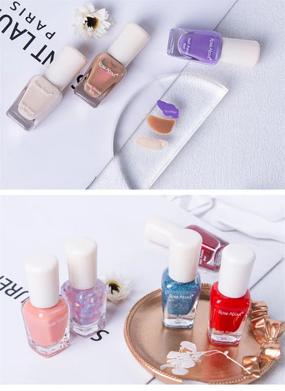40 Colors Water-Based Nail Polish