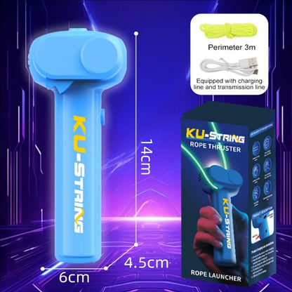 Cat and dog night light rope launcher toy, new and unique, luminous rope, high-speed propelling device.
