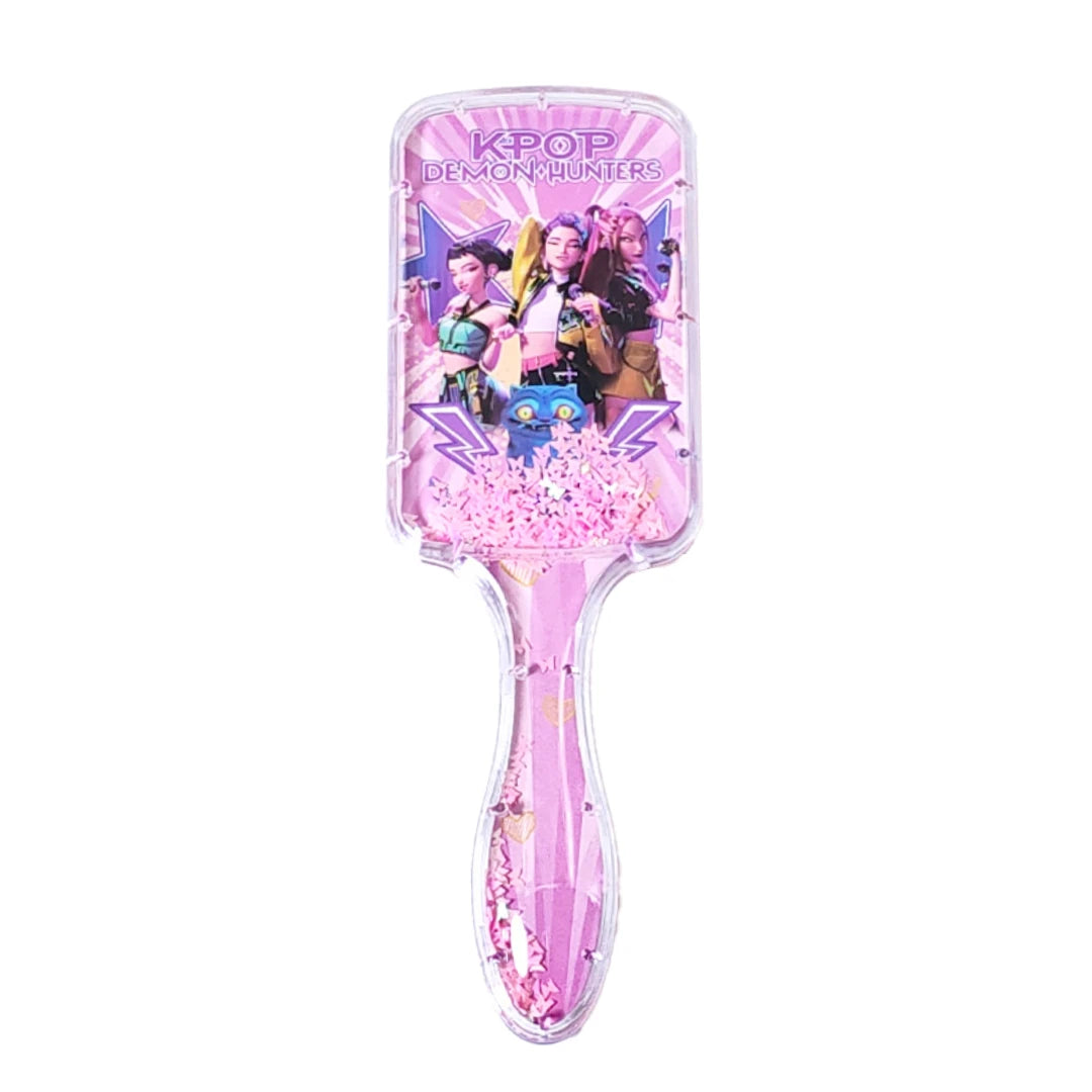 4PCS Anime Cartoon Air Cushion Comb, Portable Hairbrush Perfect Fans Club Gift for Girls and Students