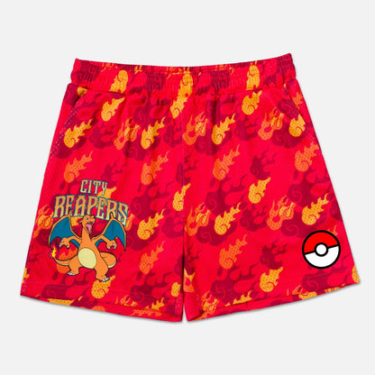Bandai Pokemon World Periphery Pocket Monster Gym Shorts Adult Kids 3D Printed Shorts Summer Quick-dry Lightweight Beach Shorts