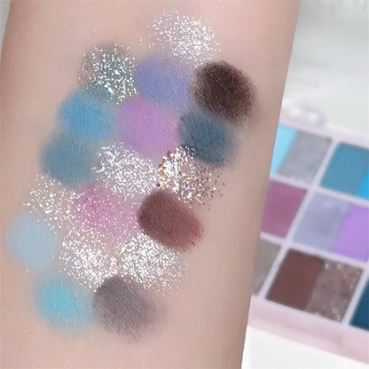 18 Color Pearl Matte Palette