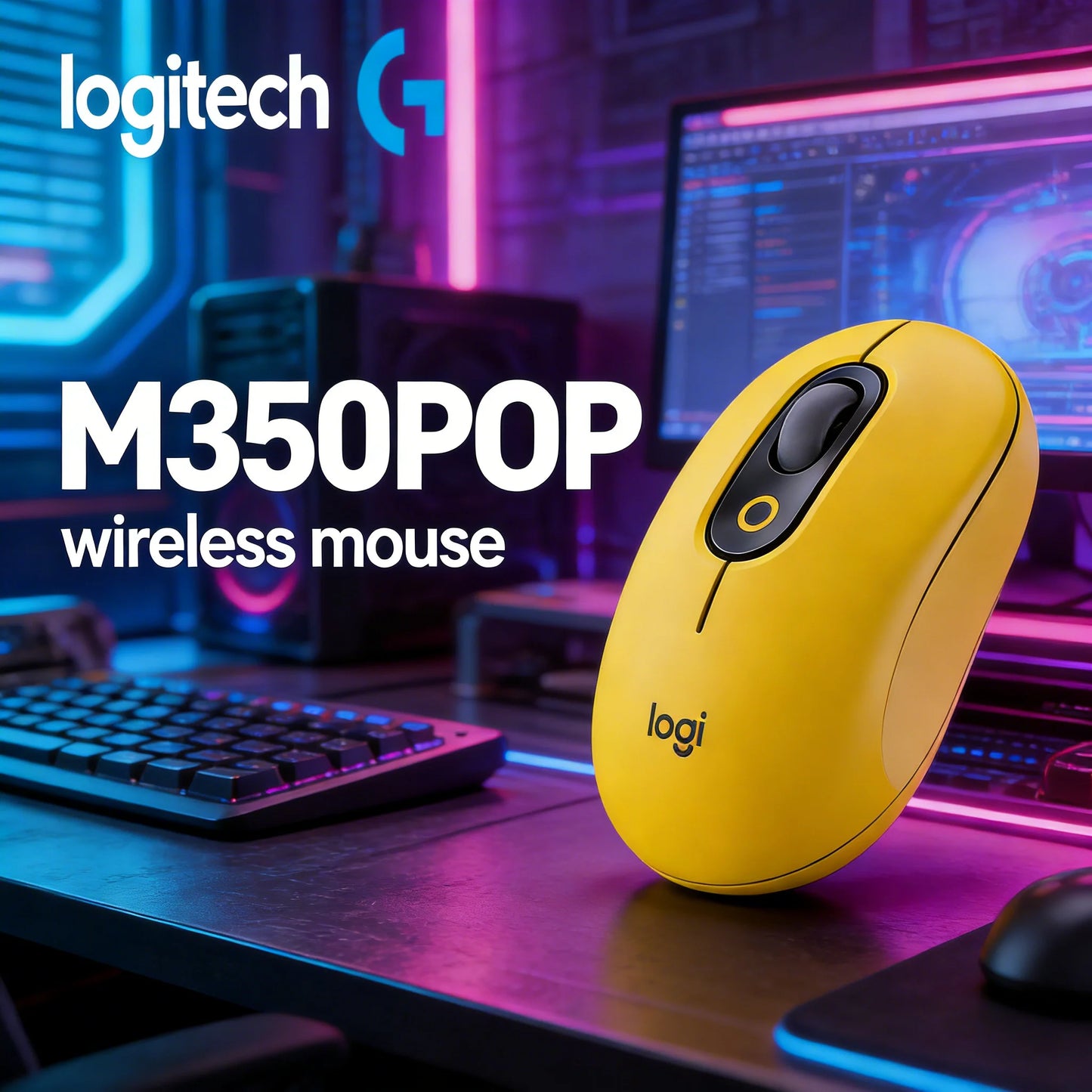 Logitech G309 Kamisato Ayaka Special Edition Wireless Bluetooth Dual-Mode Esports Mouse Hybrid Switches+G102/G203/G304/G305/M220