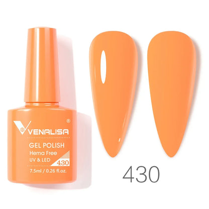Venalisa VIP4 Nail Gel Polish HEMA/TPO FREE Full Coverage Beautiful Semi Permanent Soak Off UV LED Gel Nail Polish Gel Lacquer