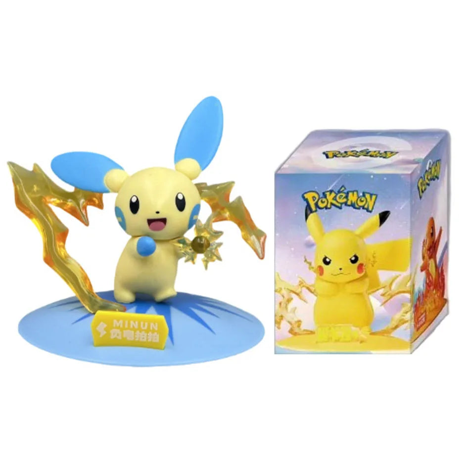 12 style Pok é mon Doll Pikachu Blind Box Anime Models Desktop Decorations Action Figure Collection Pok é mon Toys Birthday Gift
