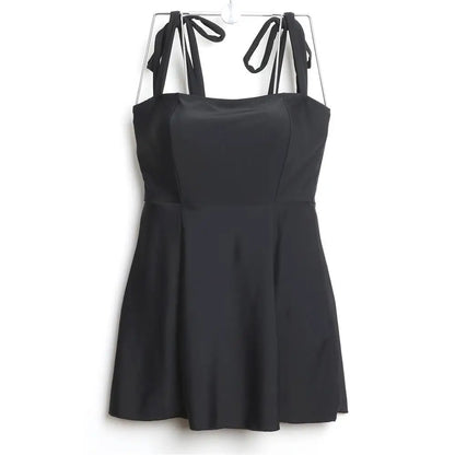 New Women's One-Piece Swimsuit Conservative Cover-Up Thermal Spring Bathing Suit Strapl Sensual Skirt Sle Swimming Costume