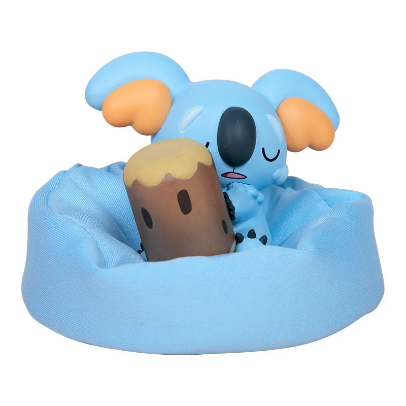 New In Stock Pokemon Eevee Sleeping Position Series Blind Box Sylveon Umbreon Flareon Jolteon Anime Desktop Decoration Model Toy