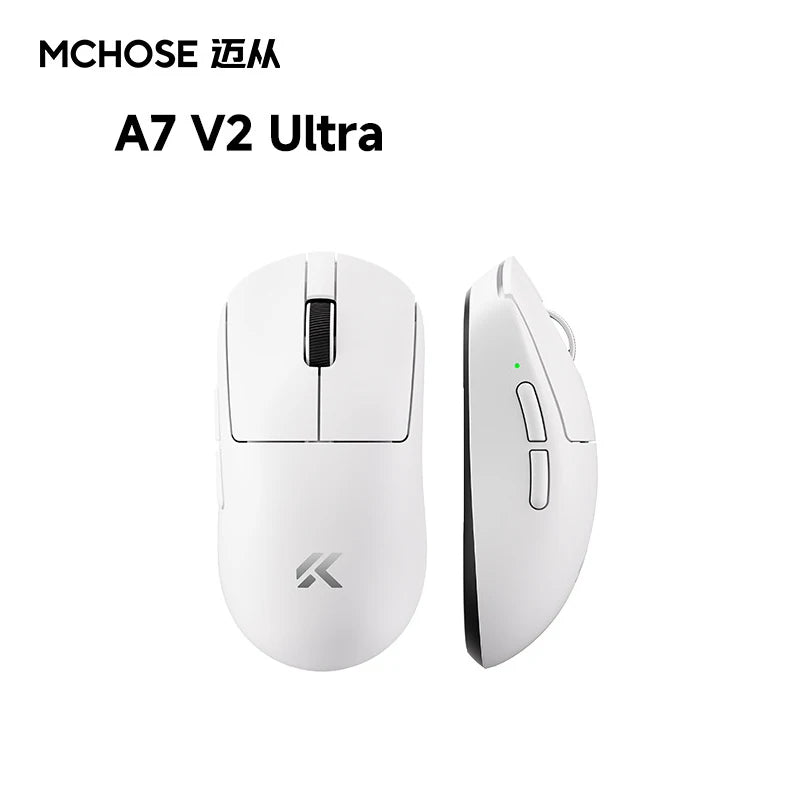 New Mchose A7 & A7v2 Advanced Lightweight Wireless Mouse Tri-Mode Connection Gaming Office Mouse Christmas Gift For Boys