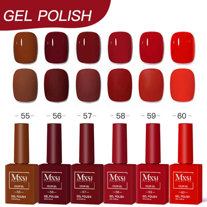 Nail Gel Polish Set DIY Nail Art 6pc Semi Permanent UV LED Gel Kit For Nails Decoration Manicure Soak Off Painting Vernis Design