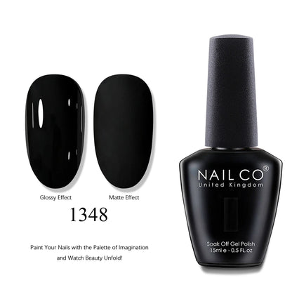 NAILCO 15ml Brown Nails Art Red Color Gel Nail Polish Semi-permanent UV Gel Polish Coffee Manicure Chocolate Hybrid Nail Varnish