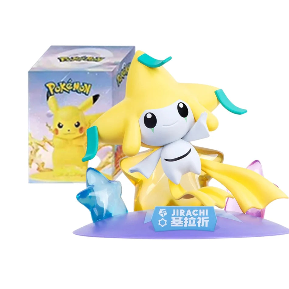 12 style Pok é mon Action Dolls Pikachu Blind Box Anime Models Desktop Decorations Pok é mon Toys Children's Birthday Gifts