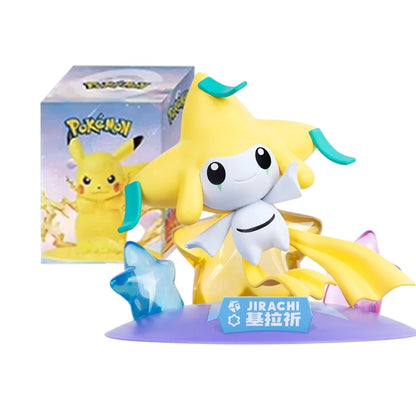 12 style Pok é mon Action Dolls Pikachu Blind Box Anime Models Desktop Decorations Pok é mon Toys Children's Birthday Gifts