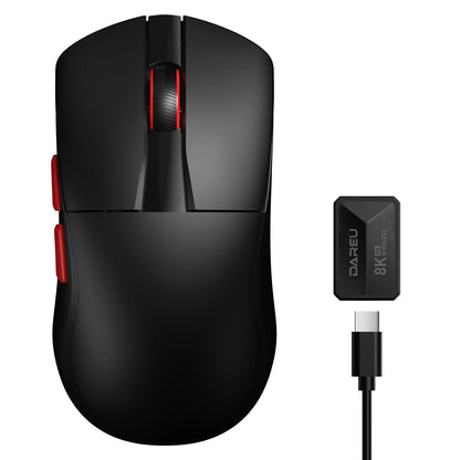 DAREU Tri-mode Wireless 8Khz Gaming Mouse 2.4G Wired 35g Lightweight 30000 DPI AIM-750 Sensor Macro Gamer Mouse Accessories