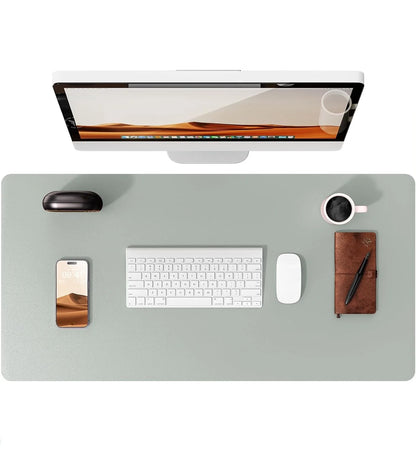 YSAGi Premium PU Leather Desk Mat: Non-Slip Waterproof Office Protector