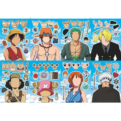 One Piece Sticker Face